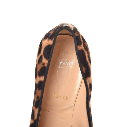 Christian Louboutin Pony Hair Leopard Print Sakouette Loafers Flats 40.5 8 of 14