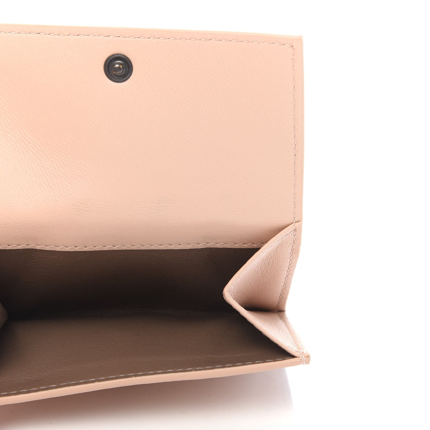 Nappa Intrecciato French Flap Wallet Flamingo