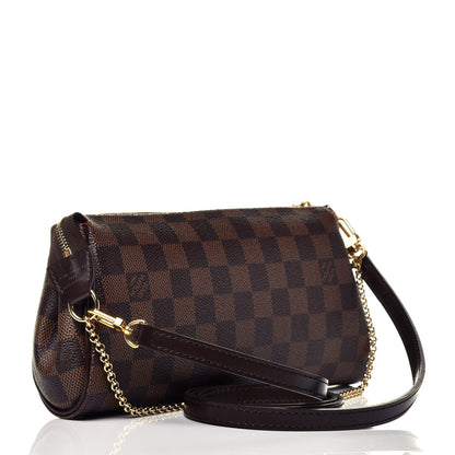 Louis Vuitton Damier Ebene Eva Clutch 3 of 8