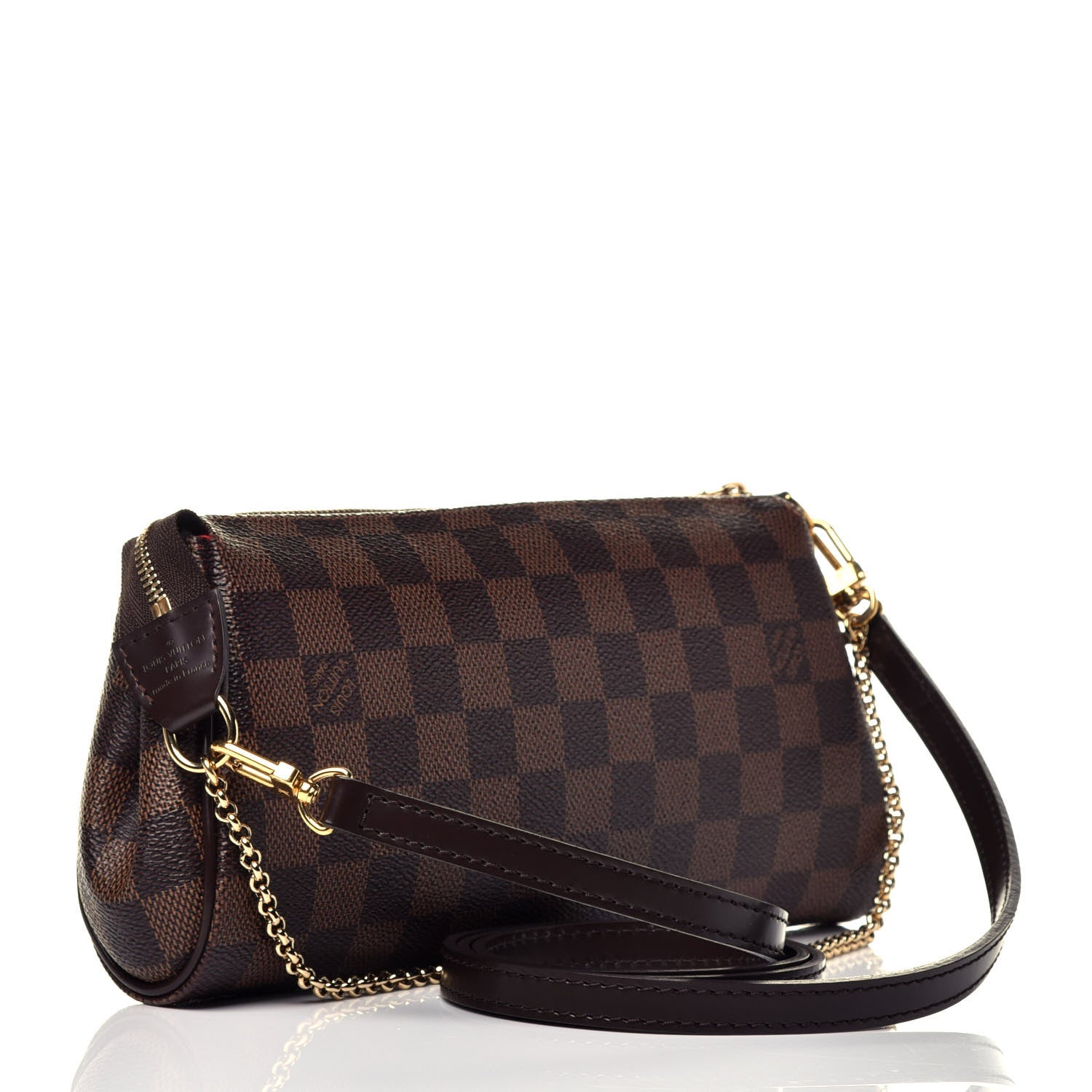 Louis Vuitton Damier Ebene Eva Clutch 3 of 8