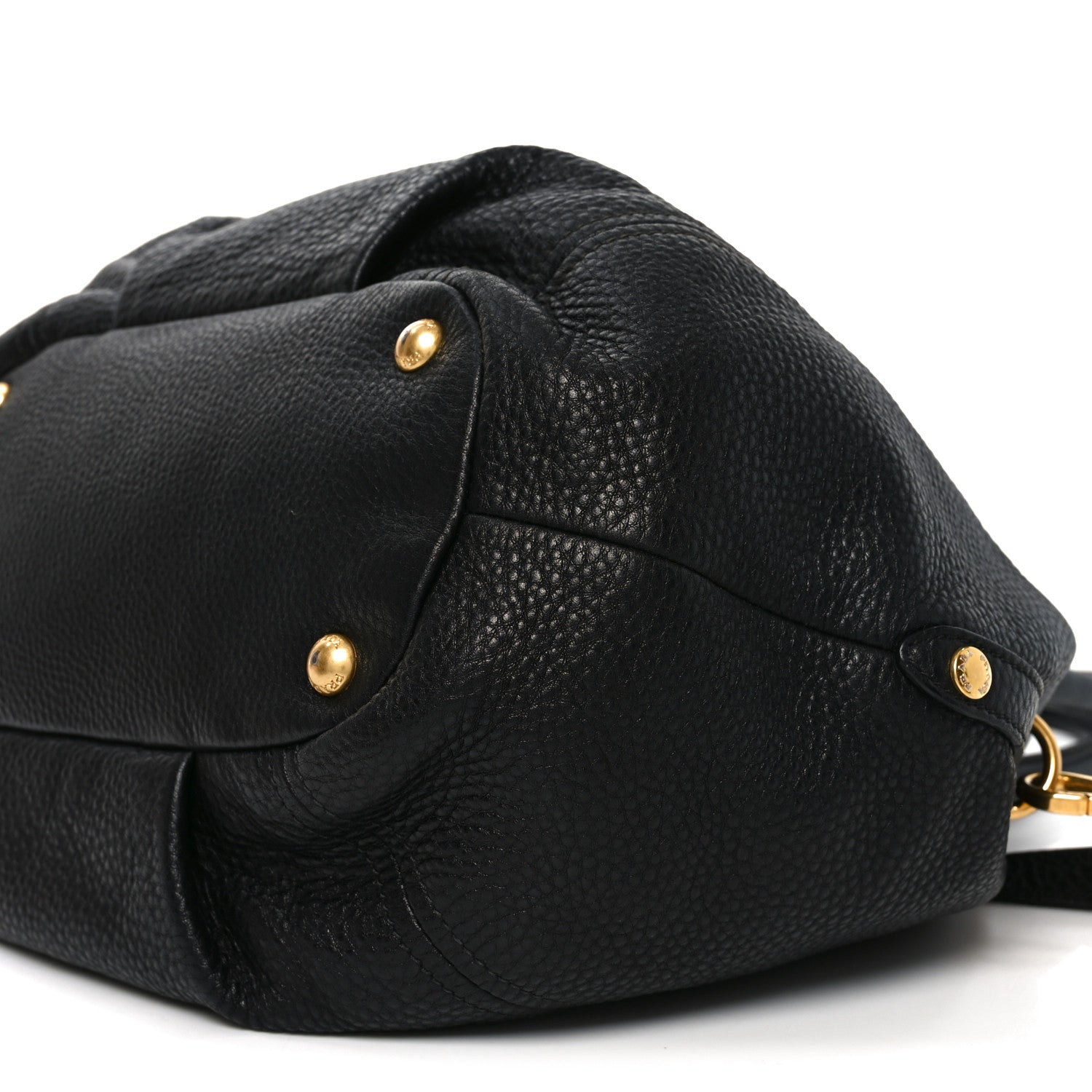 Prada Vitello Daino Tote Black 9 of 10