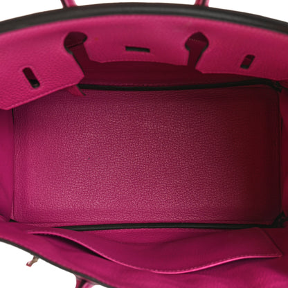 Hermes Togo Birkin 25 Rose Pourpre 5 of 16