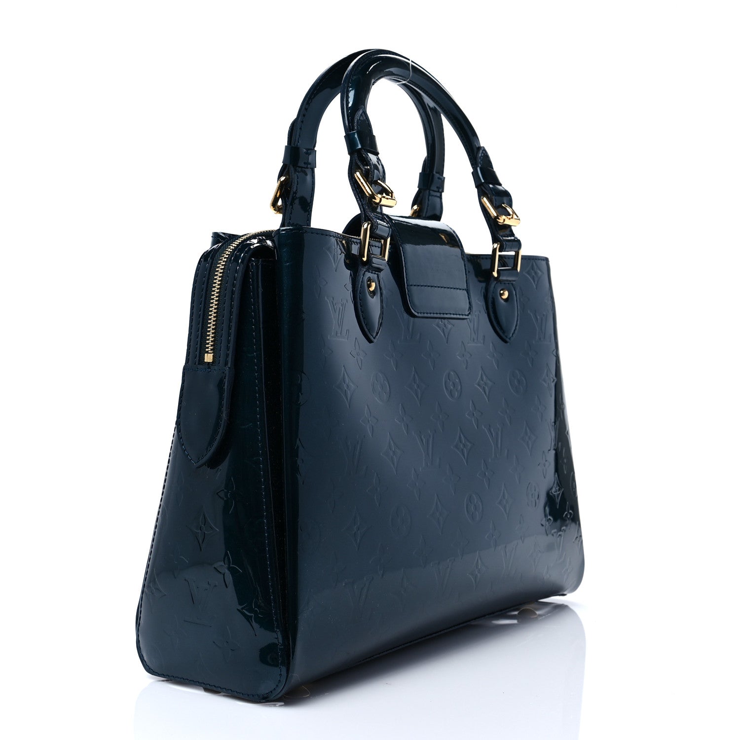 Louis Vuitton Vernis Melrose Avenue Blue Nuit 3 of 7