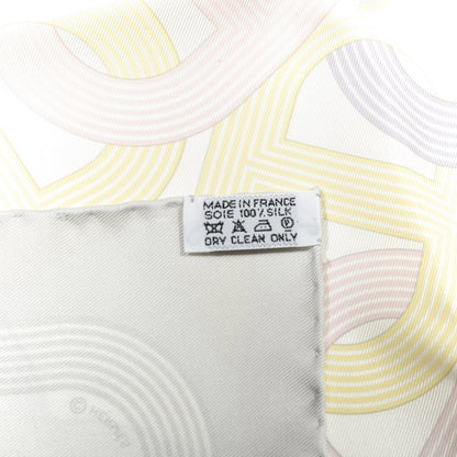 Hermes Silk Circuit 24 Faubourg Pocket Square Scarf 5 of 5