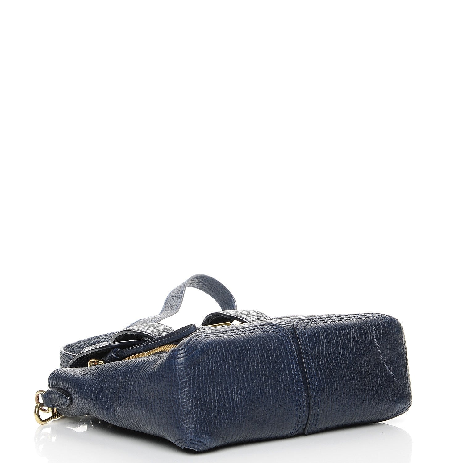 3.1 Phillip Lim 3.1 Textured Calfskin Mini Pashli Satchel Ink 4 of 8