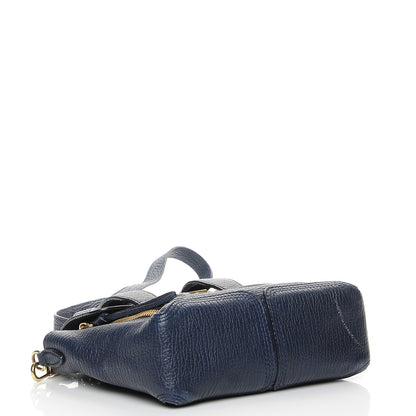 3.1 Phillip Lim 3.1 Textured Calfskin Mini Pashli Satchel Ink 4 of 8