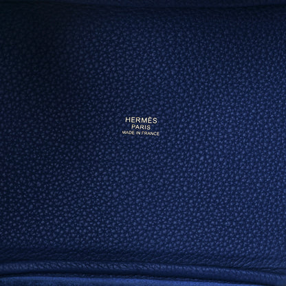 Hermes Taurillon Clemence Picotin Lock 18 PM Bleu Royal 6 of 11