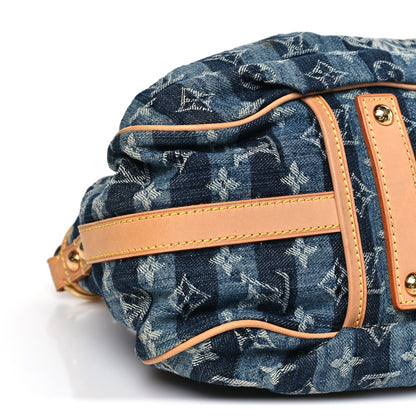 Louis Vuitton Denim Raye Porte Epaule MM 8 of 13