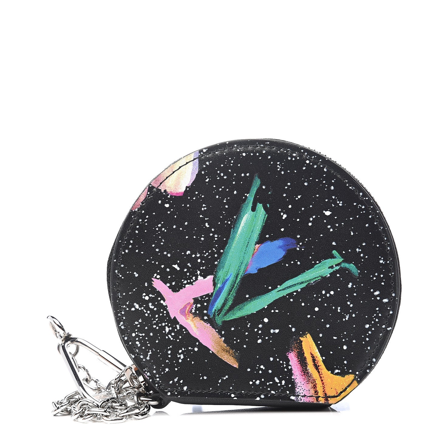 Calfskin Splash Micro Boite Chapeau Black