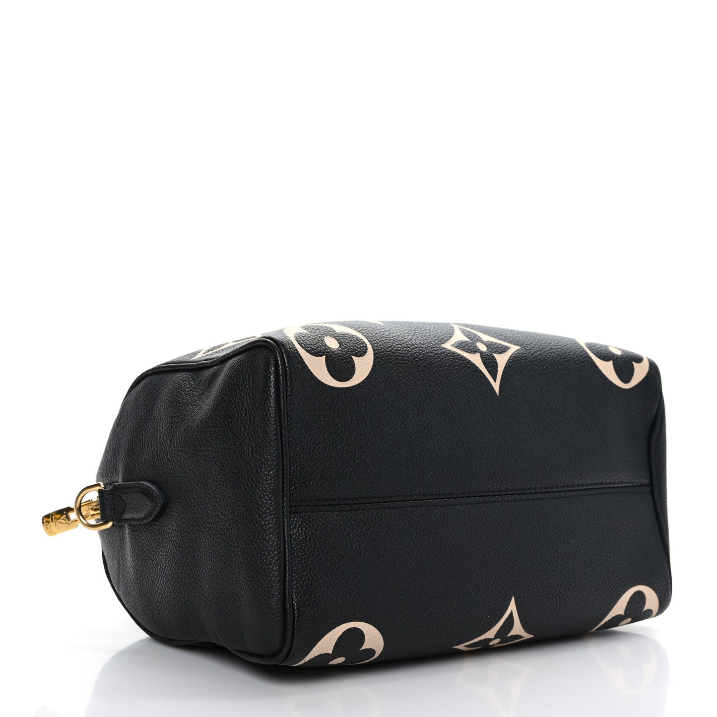 Empreinte Monogram Giant Speedy Bandouliere 25 Black Beige