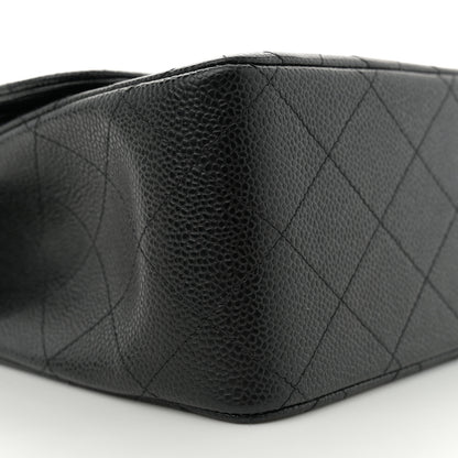 Chanel Caviar Quilted Jumbo Double Flap Black 9 of 11