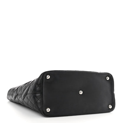 Chanel Calfskin Quilted Large Cambon Tote Black 4 of 9