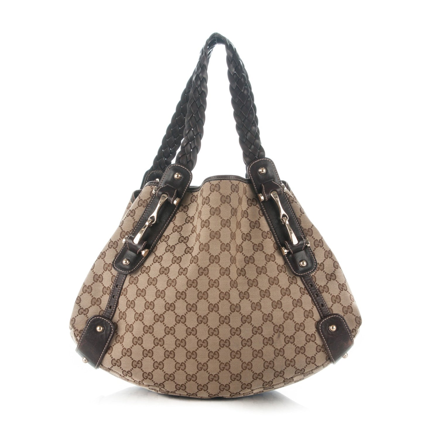 Monogram Medium Pelham Shoulder Bag Dark Brown