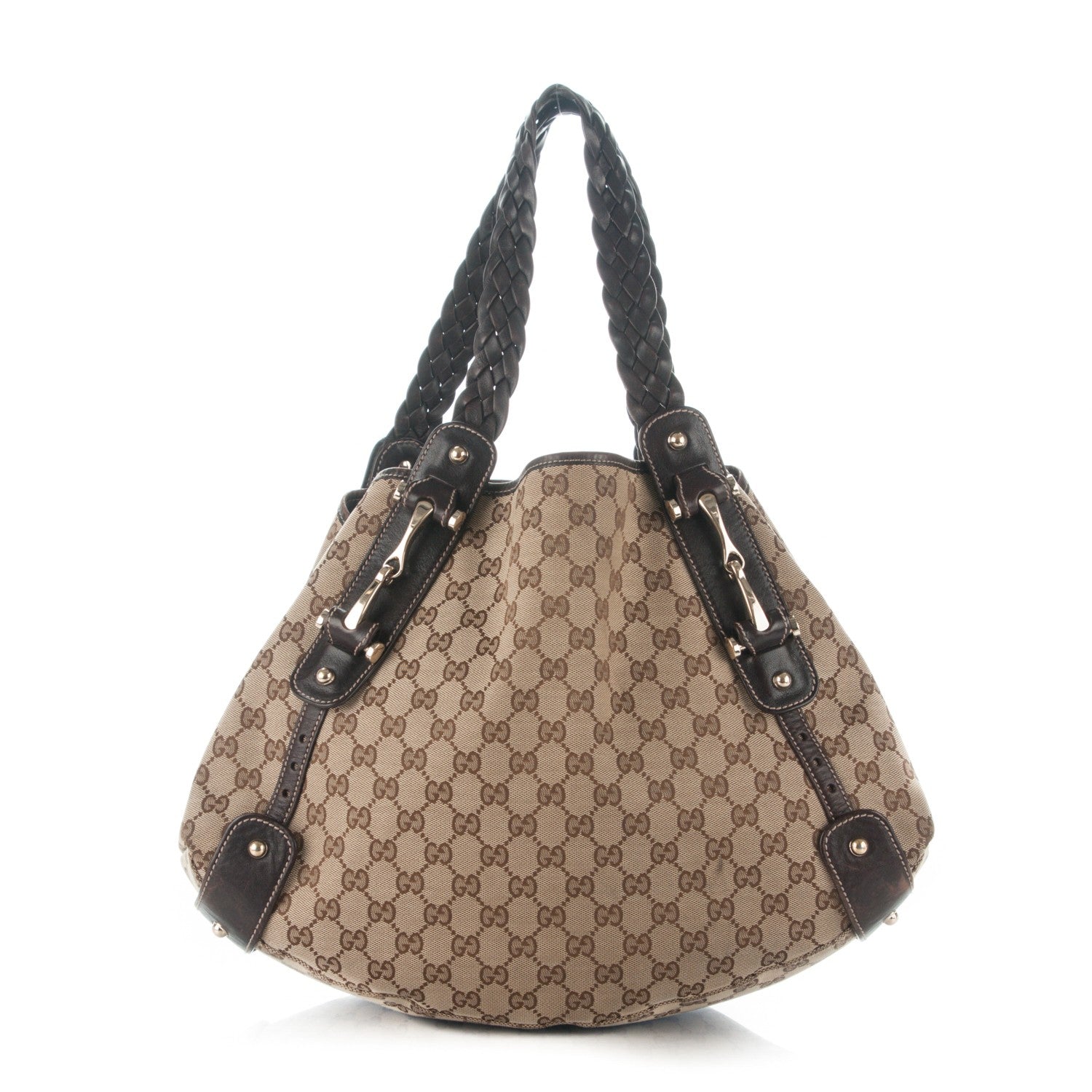 Gucci Monogram Medium Pelham Shoulder Bag Dark Brown 1 of 7