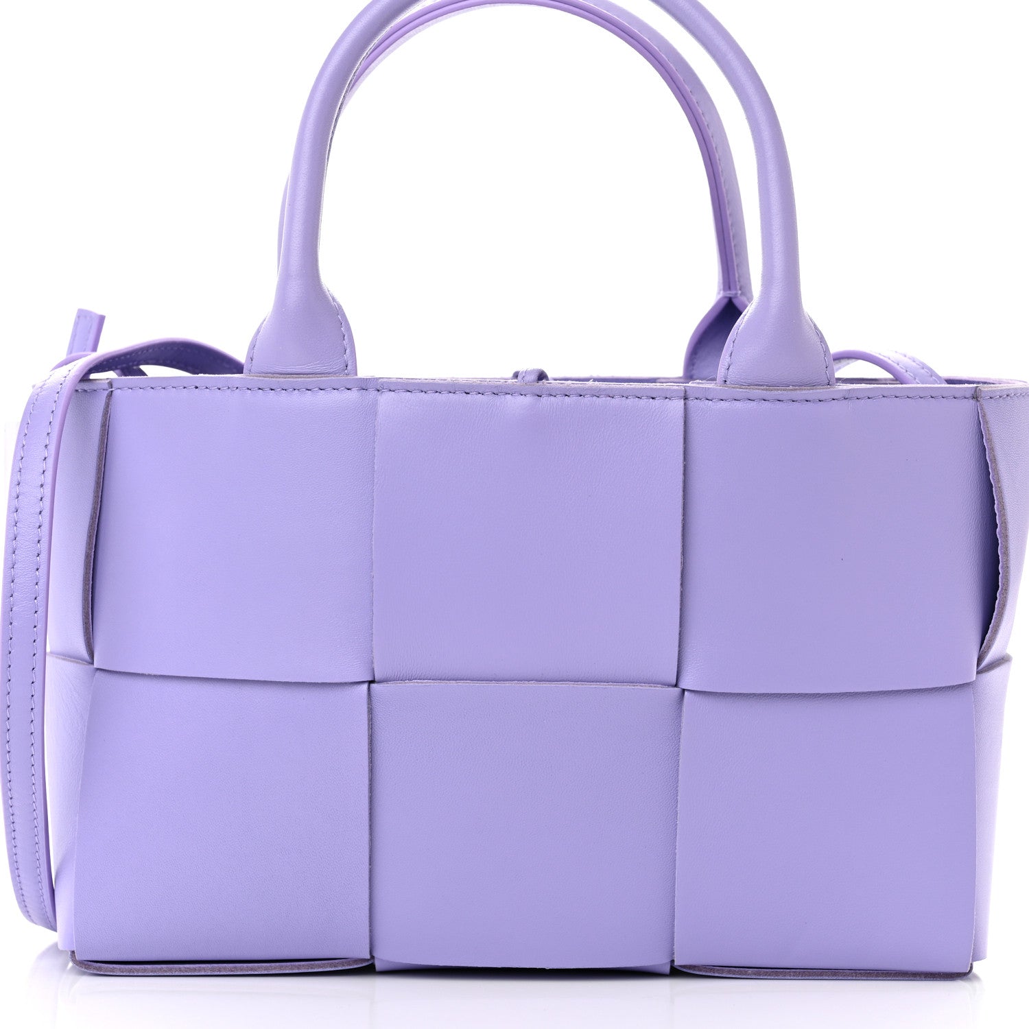 Bottega Veneta Nappa Maxi Intreccio Mini Arco Tote Wisteria 8 of 10
