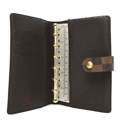 Louis Vuitton Damier Ebene Small Ring Agenda Cover 5 of 7