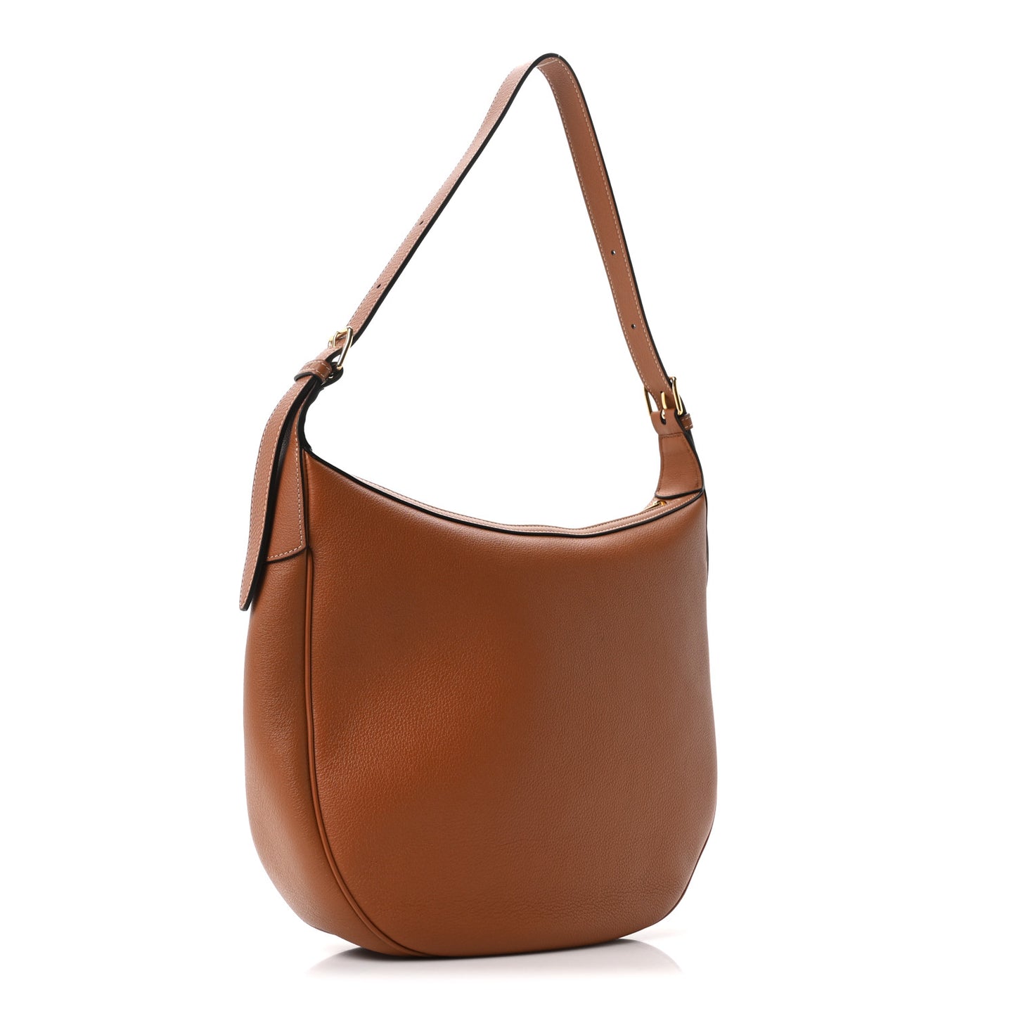 Supple Calfskin Medium Triomphe Heloise Shoulder Bag Tan