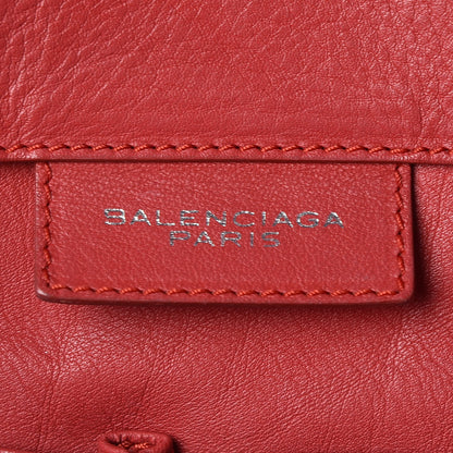 Balenciaga Veau Souple Papier A4 Zip Around Tote Rouge 6 of 19