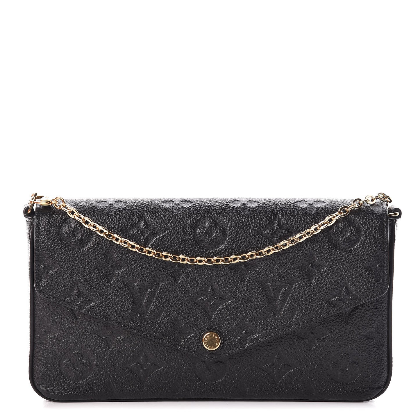 Empreinte Pochette Felicie Chain Wallet Black