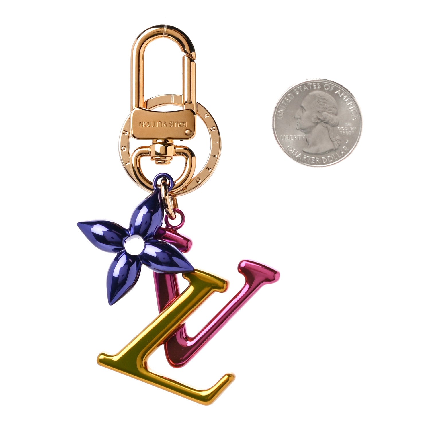 Louis Vuitton LV New Wave Bag Charm Key Holder Multicolor 2 of 4
