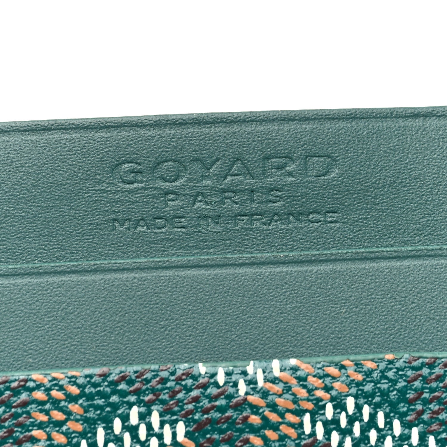 Goyard Goyardine Saint Sulpice Card Holder Green 6 of 7