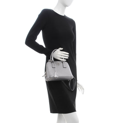 Prada Saffiano Lux Small Promenade Tote Cromo 3 of 8