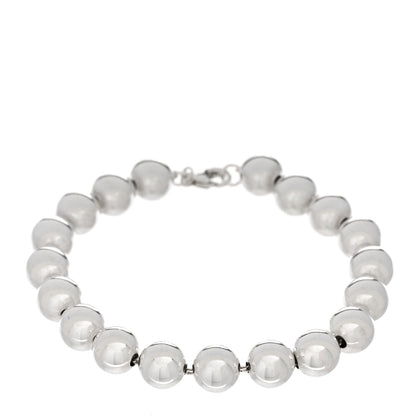 Tiffany Sterling Silver 10mm Hardwear Ball Bracelet 1 of 3