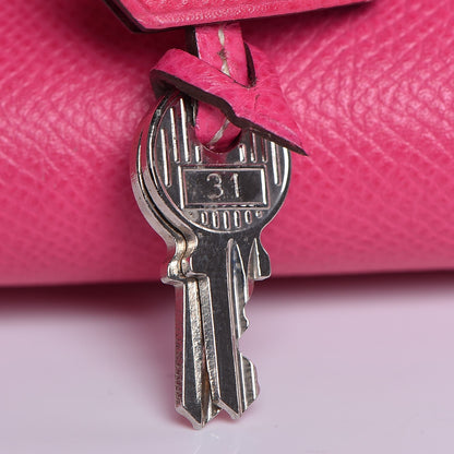 Hermes Epsom Candy Birkin 35 Rose Tyrien Rubis 27 of 46