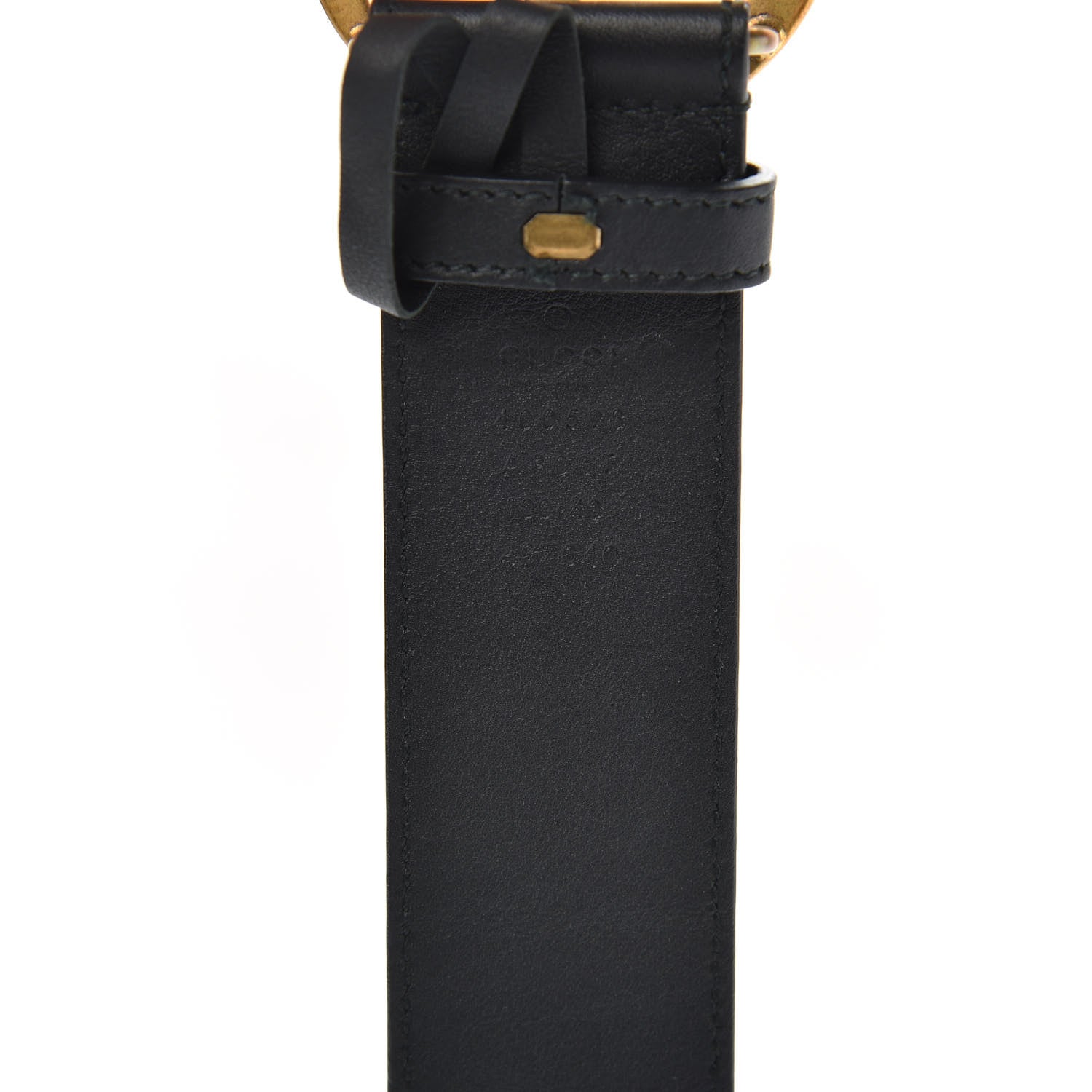 Gucci Calfskin Double G 40mm Belt 100 40 Black 4 of 5