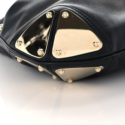 Gucci Monogram Medium Indy Top Handle Hobo Black 9 of 11