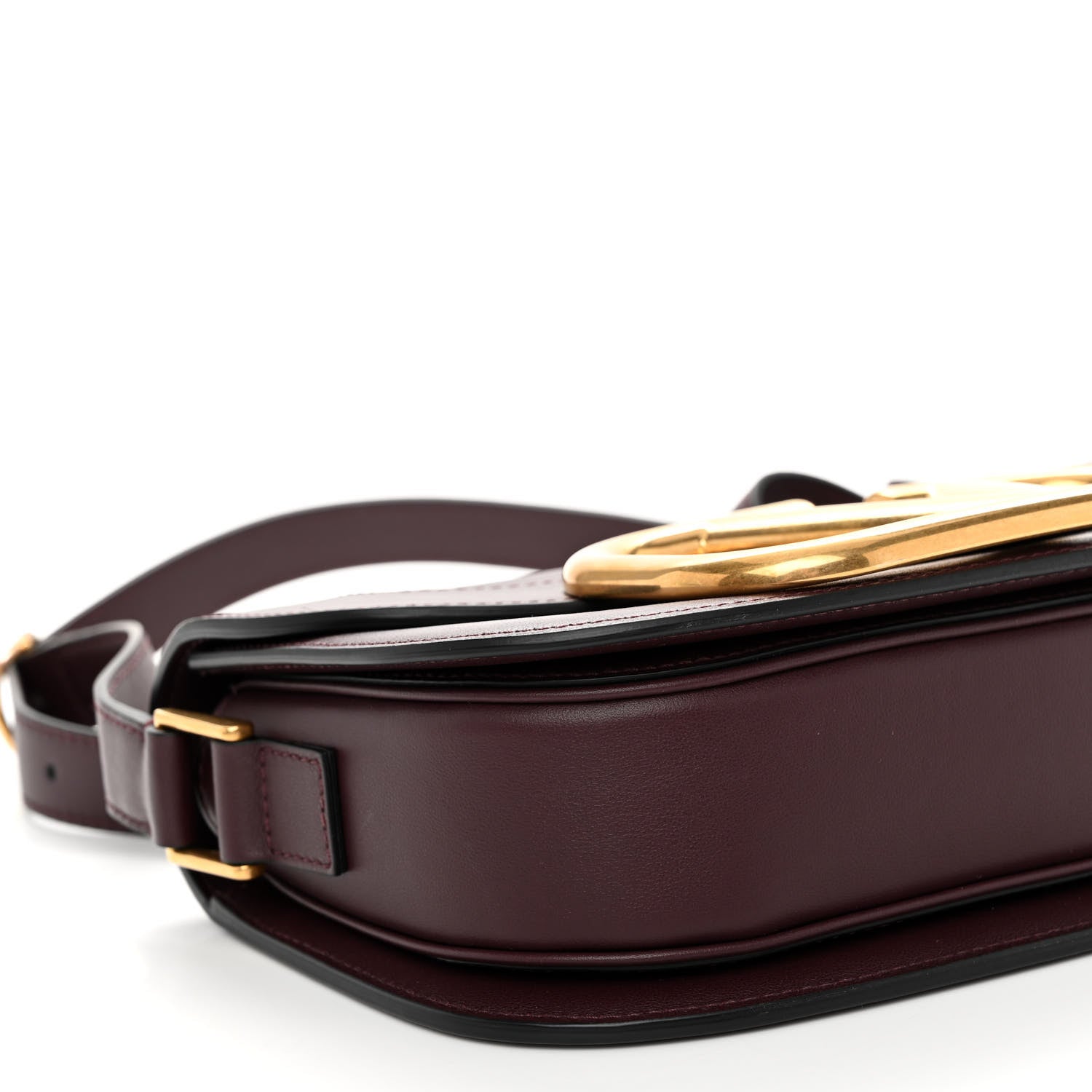 Valentino Garavani Smooth Calfskin Supervee Shoulder Bag Rubin 8 of 9