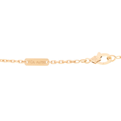 Van Cleef & Arpels 18K Yellow Gold Trace Chain Necklace 4 of 5