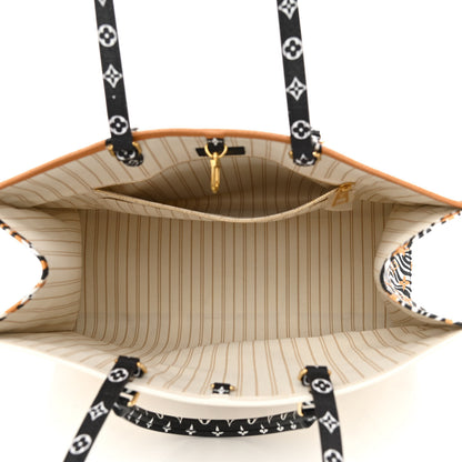 Louis Vuitton Monogram Giant Jungle Onthego GM Ivory 5 of 8