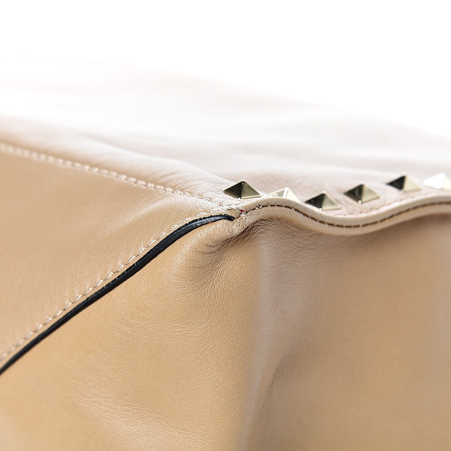 Valentino Garavani Nappa Medium Rockstud Soft Tote Alpaca 10 of 15