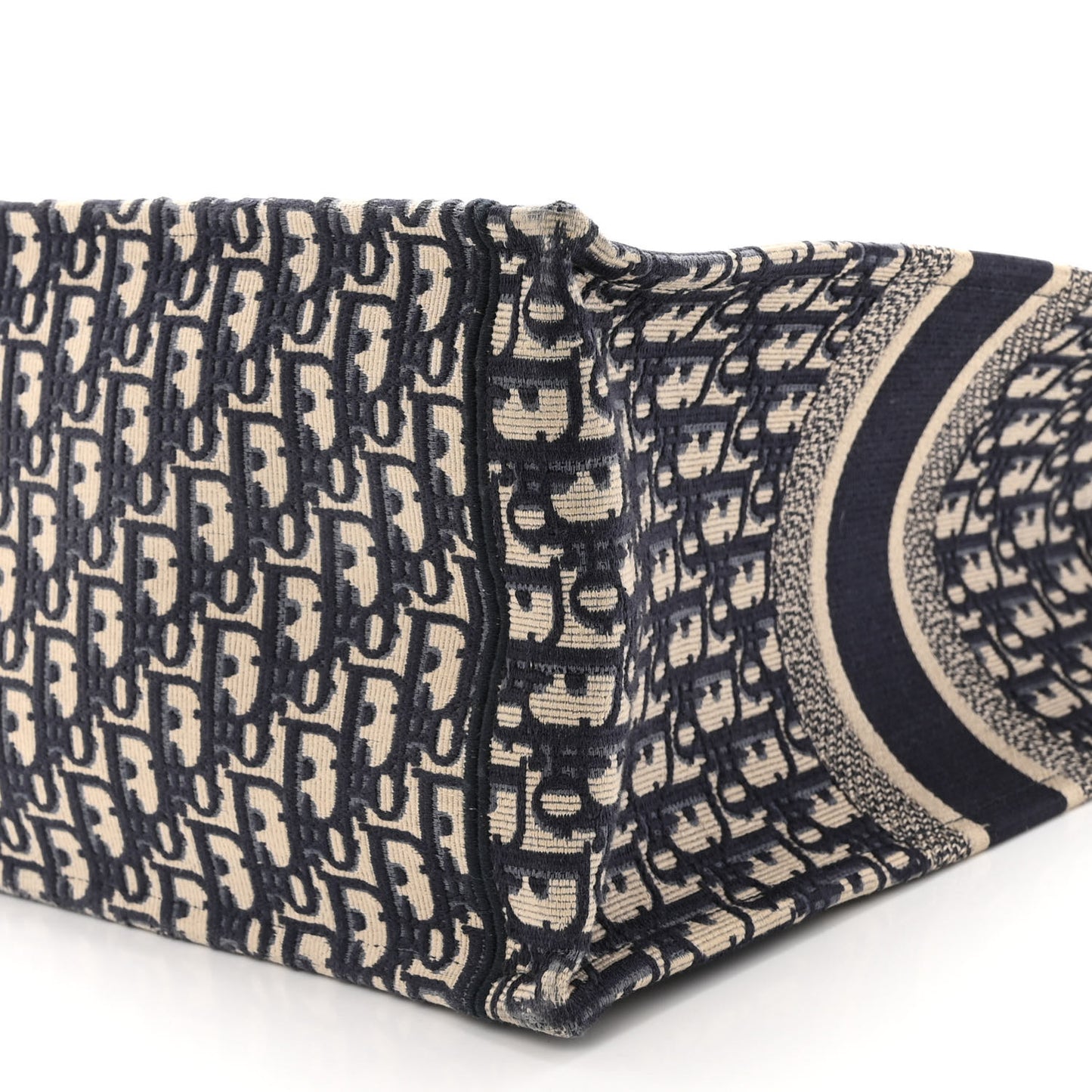 Oblique Book Tote Blue Multicolor