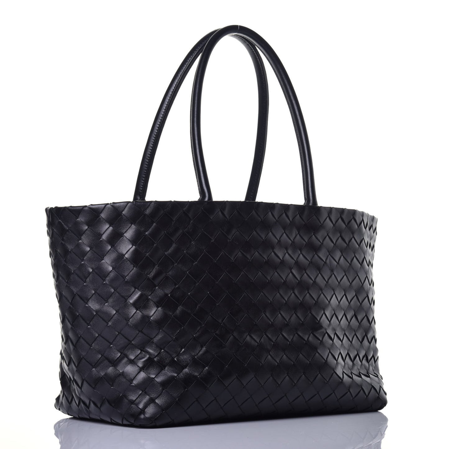 Nappa Intrecciato Tote Bag Black
