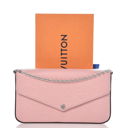 Louis Vuitton Epi Pochette Felicie Rose Ballerine 8 of 8