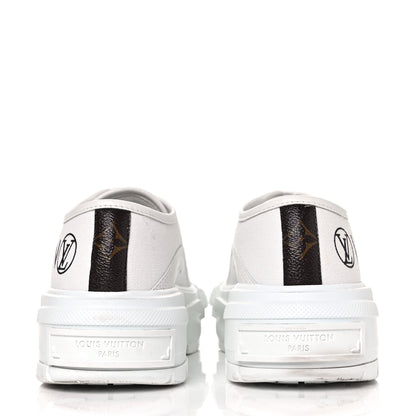 Louis Vuitton Canvas LV Squad Sneakers 37.5 White 5 of 11