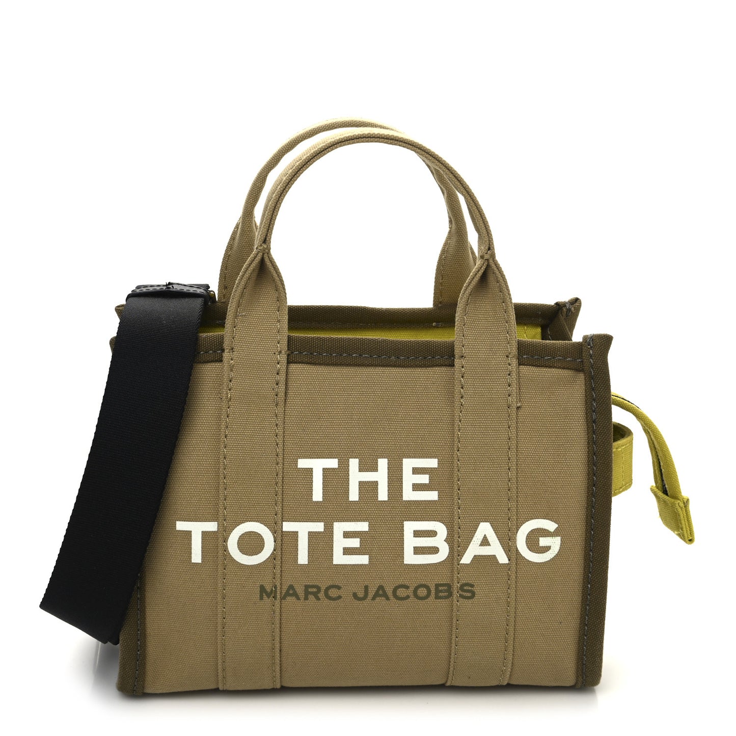 Cotton Canvas Small The Traveler Tote Bag Slate Green Multicolor