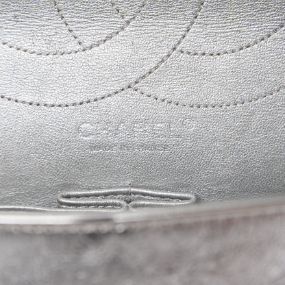 Chanel Metallic Aged Calfskin Quilted 2.55 Reissue 227 Flap Silver 7 of 22