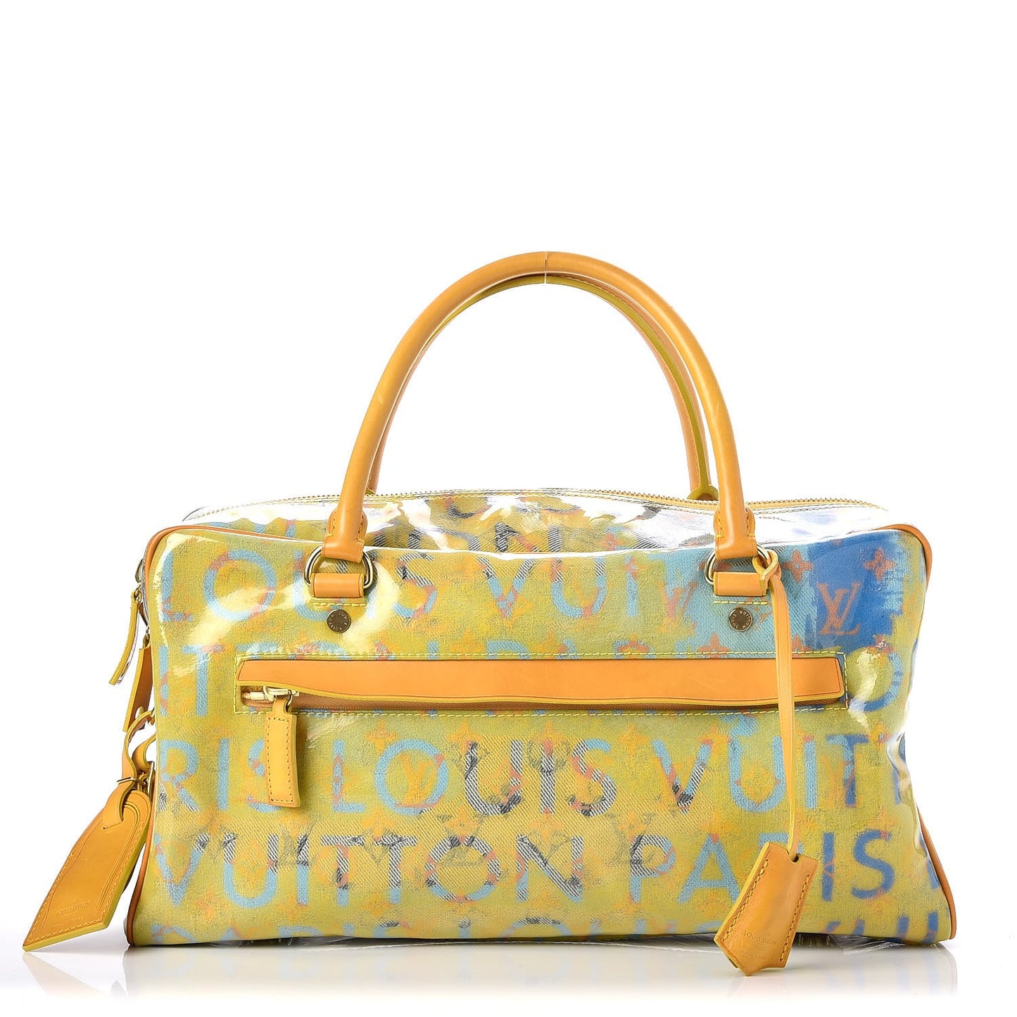 Monogram Pulp Defile Weekender PM Yellow