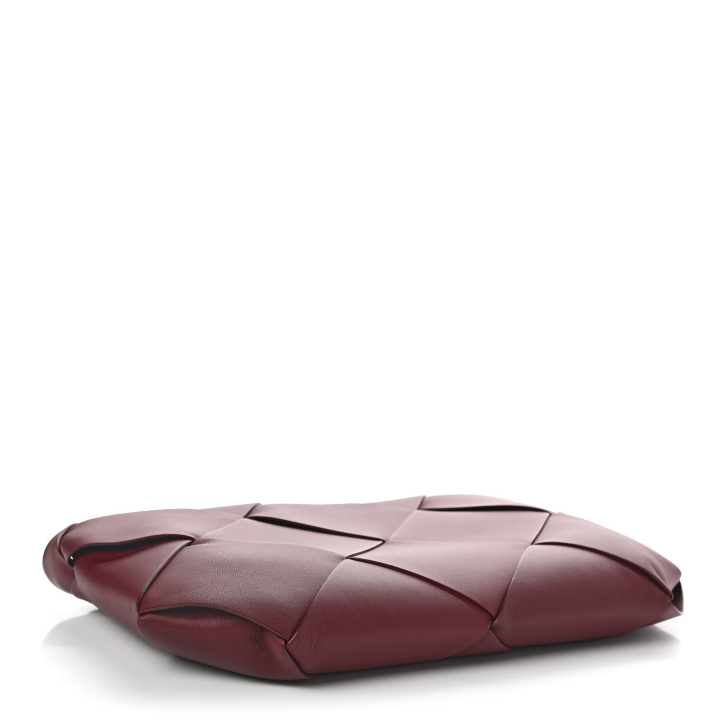 Woven Nappa Clutch Red