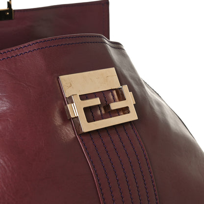 Fendi Vitello Acqua Maxi Baguette Shoulder Bag Malva 15 of 25