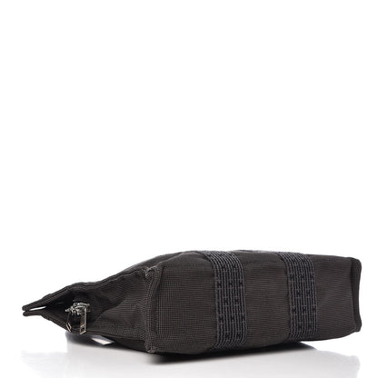 Hermes Canvas Herline PM Tote Grey 4 of 7