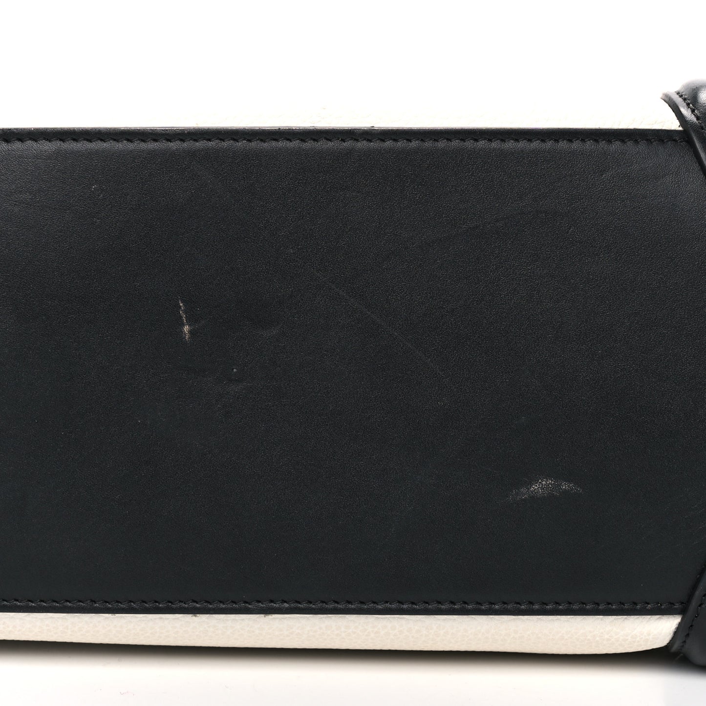 Baby Grained Calfskin Nubuck Tri-Color Micro Luggage Iceberg