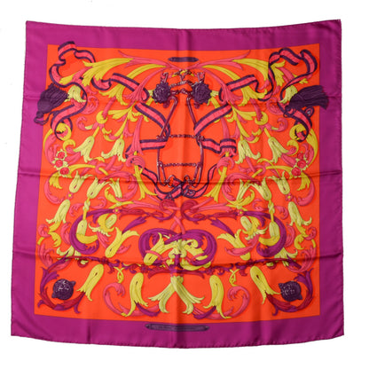 Hermes Silk Le Mors A La Conetable Scarf 90 2 of 6