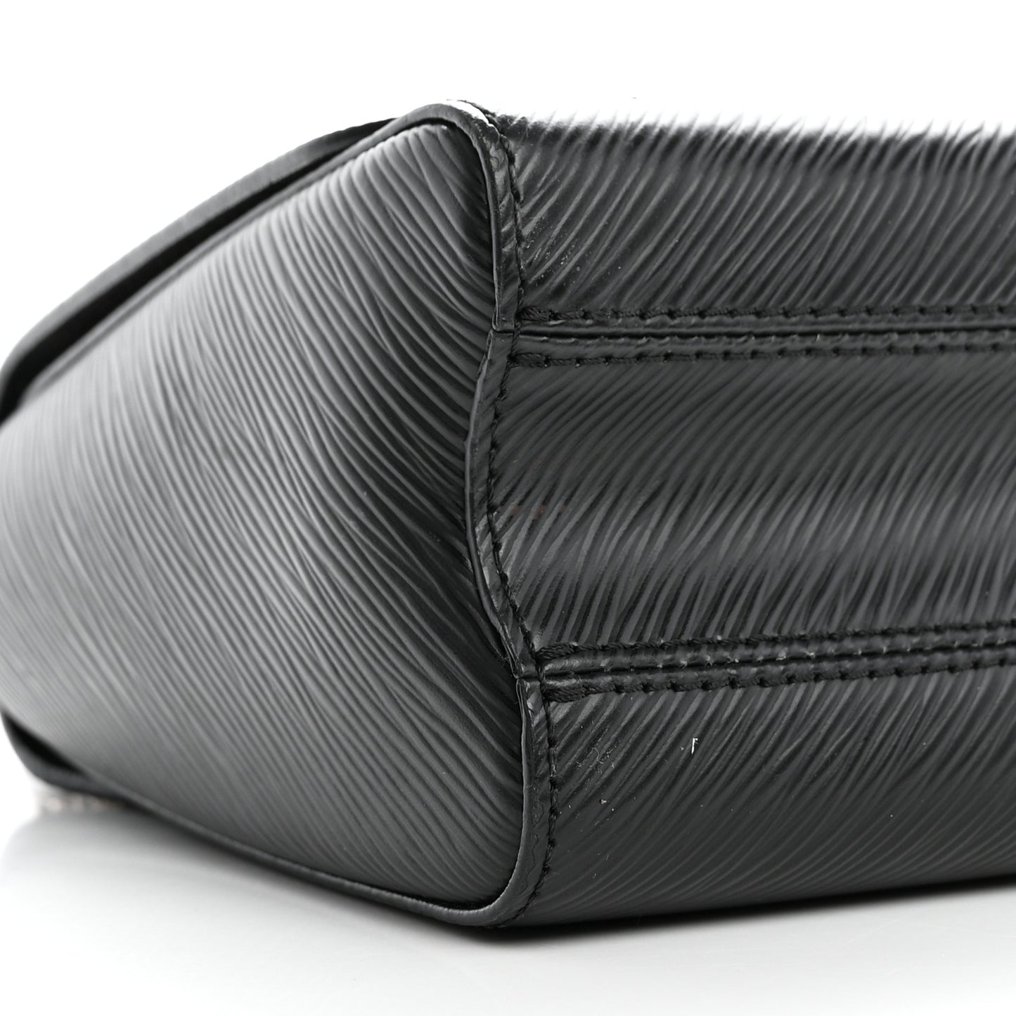Lambskin CC Drawstring Bag Black
