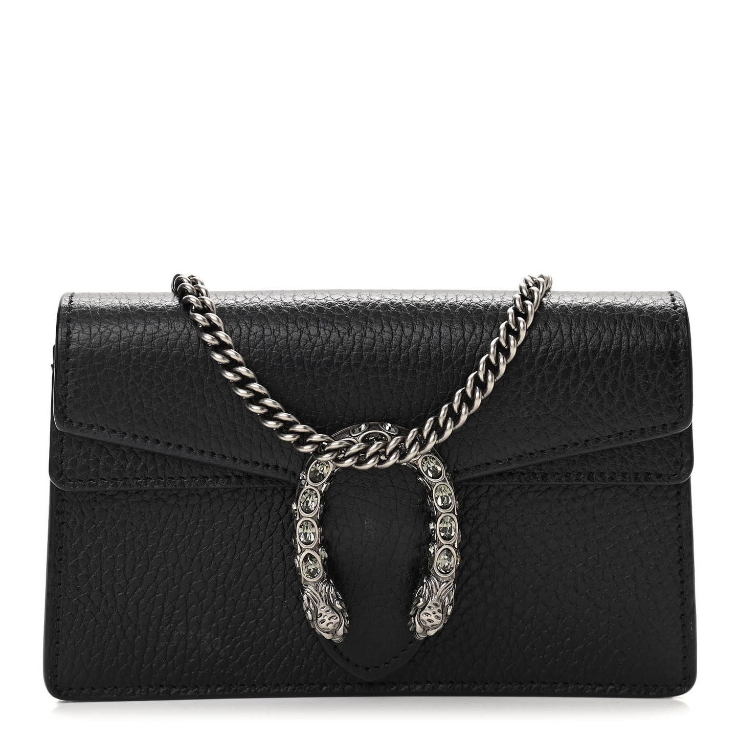 Calfskin Super Mini Dionysus Shoulder Bag Black