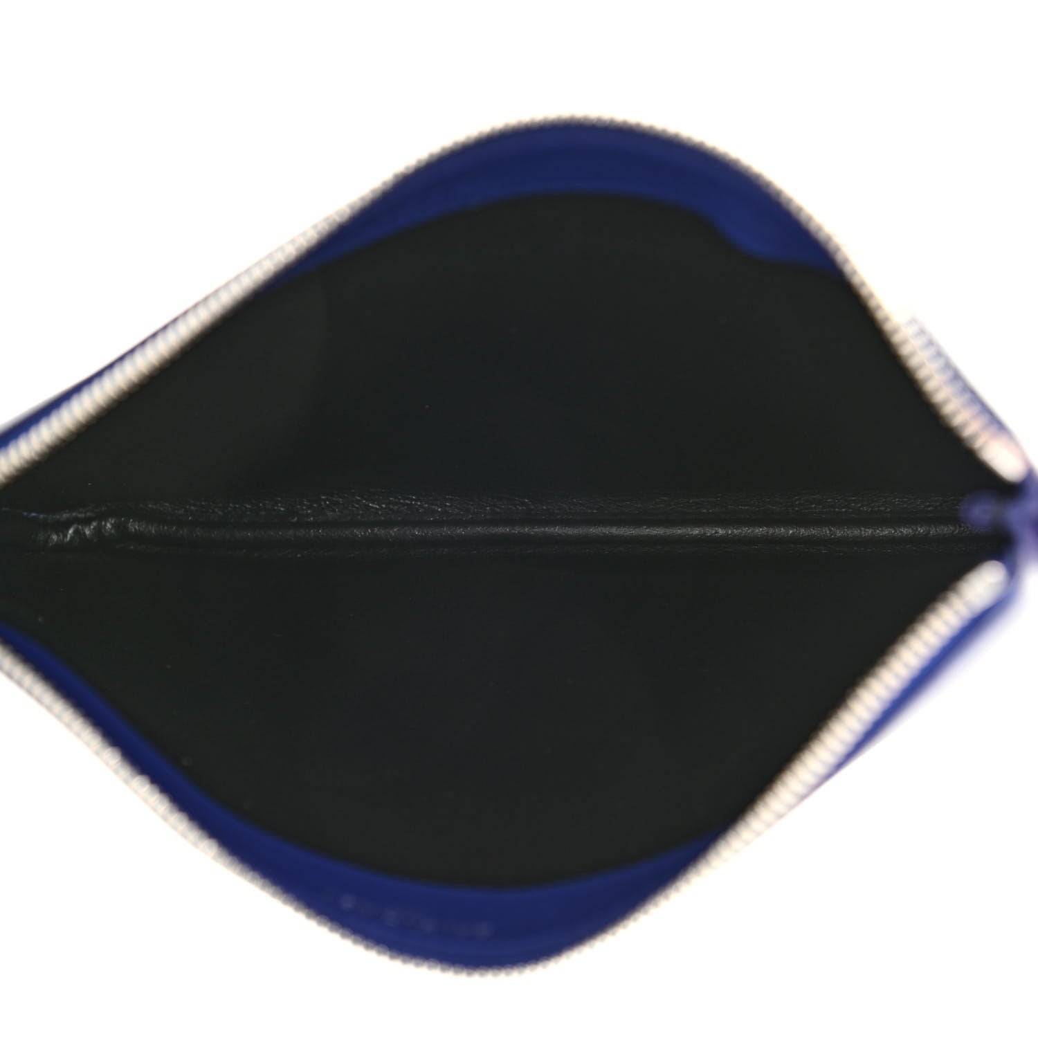 Balenciaga Calfskin Political Campaign Logo Pouch Bleu 5 of 7