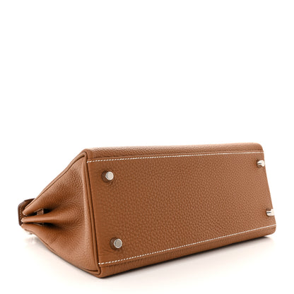 Hermes Togo Kelly Retourne 28 Gold 4 of 11